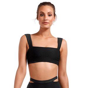 Set Vitamin A Black Swim Top 4XS+ bikiniXS New